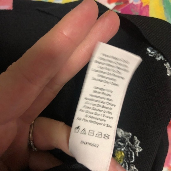 Cinq A Sept Stardust cropped turtleneck top sz S - Picture 10 of 13